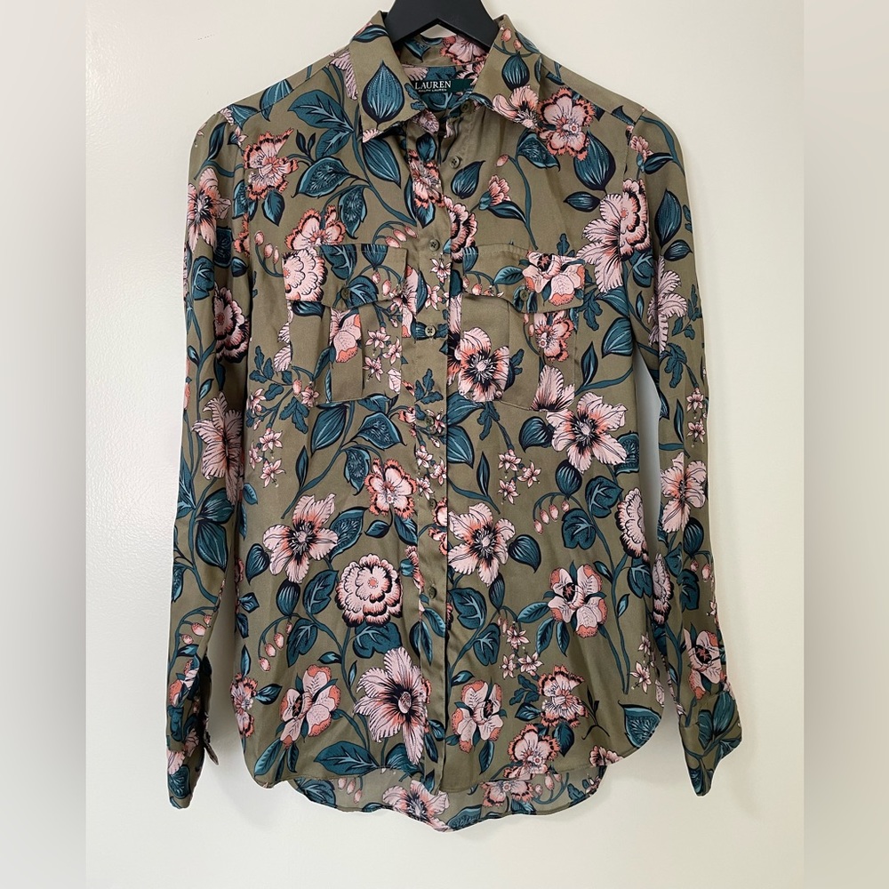 Lauren Ralph Lauren Floral Button Up Shirt